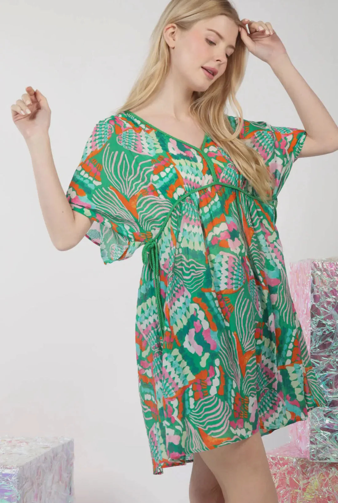 The Hannah Coverup- green